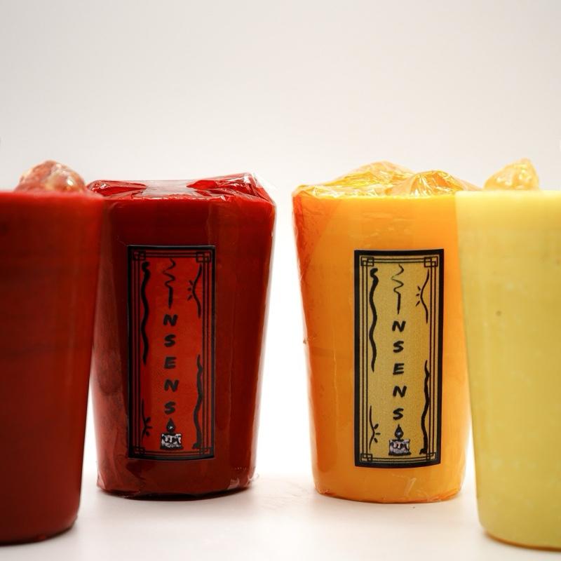 12 pcs INSENSO Candle for Cleansing - Unscented Candle - Pure Cleansing Ornaments - Regular Version