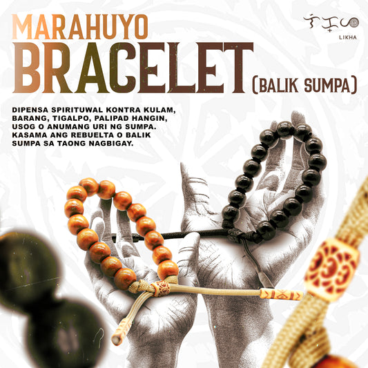 Marahuyo BLACK Ethnic Bracelet - Intense Purification and Protection Bracelet for Men and Women