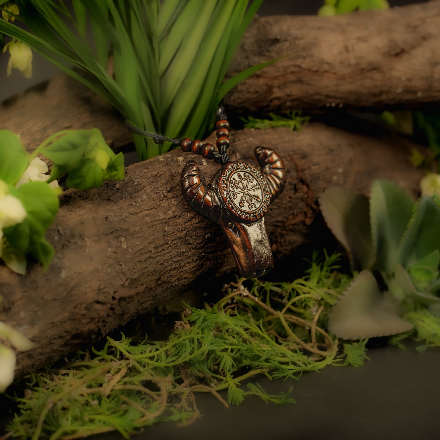 MARINDAGIT KALABAW Gabay Medalyon Version 2 Lucky Charm Ethnic Inspired Necklace for Everyday Wear