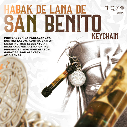 Habak De Lana Key Chain Lucky Charm - Ethnic Design for Positive Energy and Good Luck