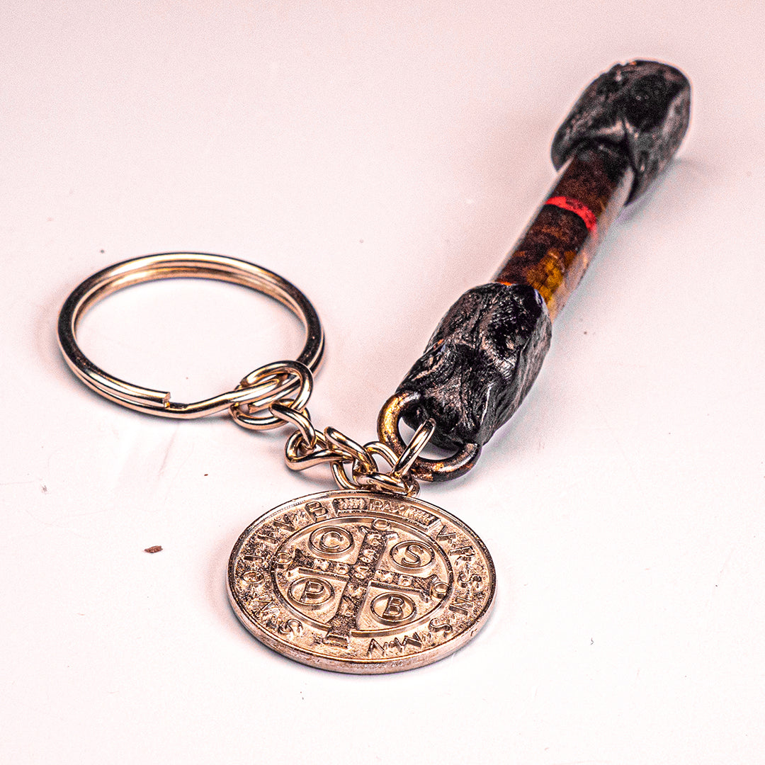 Habak De Lana Key Chain Lucky Charm - Ethnic Design for Positive Energy and Good Luck