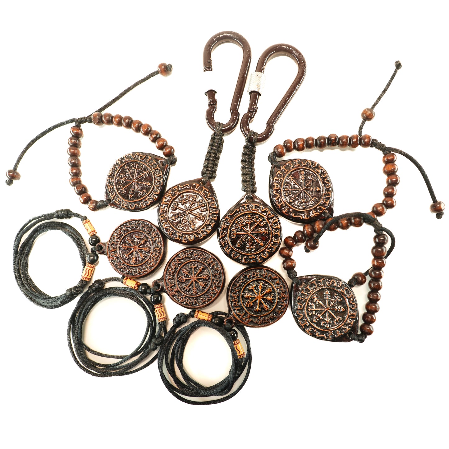 Gabay Medalyon Pangkalahatan Necklace, Bracelet and Keychain Lucky Charm for Career, Health, Finance and Love Life Pampasuwerrte