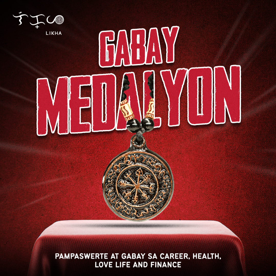 Gabay Medalyon Pangkalahatan Necklace, Bracelet and Keychain Lucky Charm for Career, Health, Finance and Love Life Pampasuwerrte