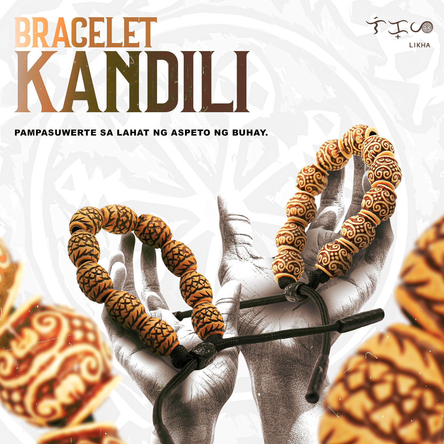 Kandili Version Ethnic Bracelet 'Pampasuwerte' - Good Fortune Lucky Charm for Wealth and Abundance (Copy)