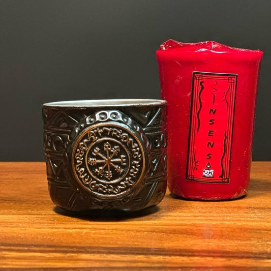 Gabay Candle Holder With Insenso Candle For Cleansing Tools