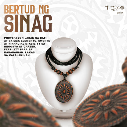 BERTUD NG SINAG NECKLANCE FLOWER OF PROTECTION AND PROSPERITY - Enhances Financial Stability Brings Good Luck Protects Against Negative Elements
