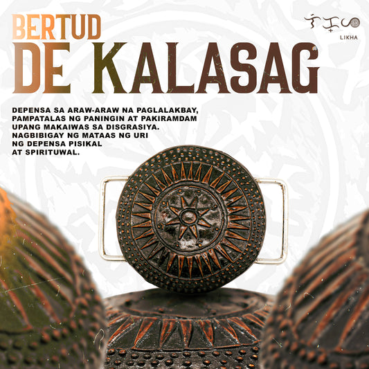 Bertud De Kalasag Bao Ng Niyog Lucky Charm for Protection - Handmade from Natural Materials
