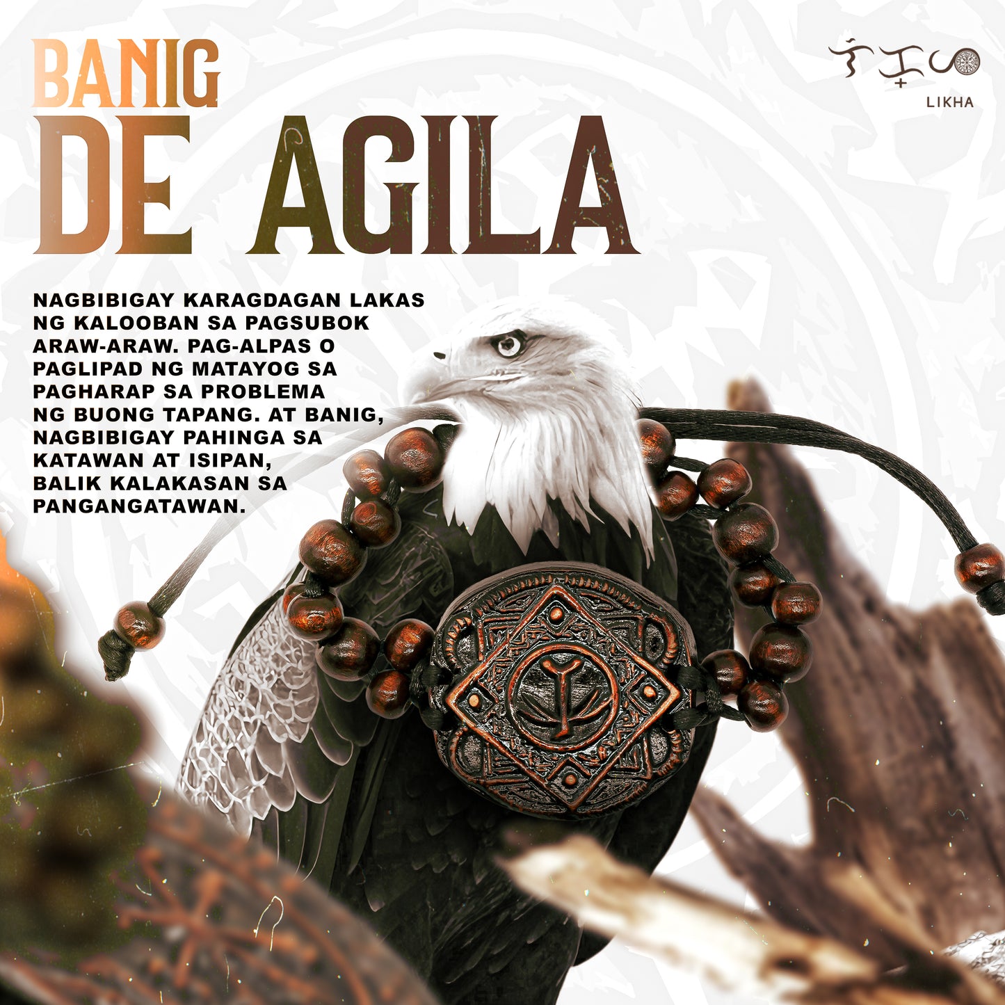 Banig De Agila STANDING EAGLE (SYMBOLO NG KALAKASAN, TATAG NG KALOOBAN AT KAGINHAWAAN)