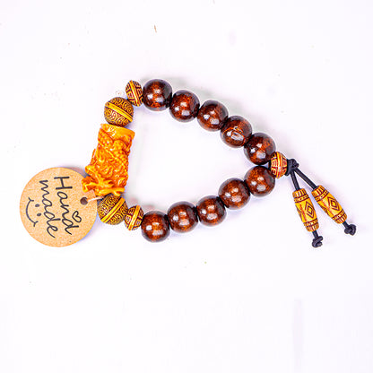 12 + 1 Mantra Anti-Stress Bracelet - 12 Beads, 1 Dragon