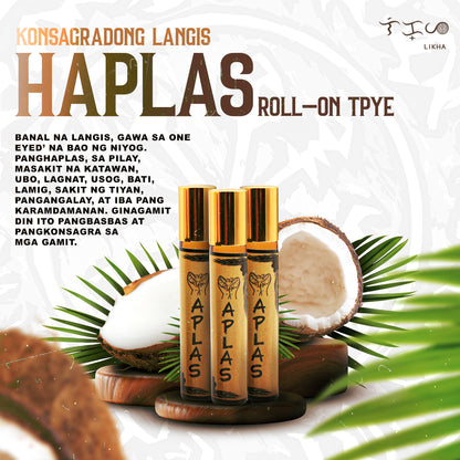 Haplas Konsagradong Langis Oil - 100ML - Gentle Body Massage Oil for Ailments - Body Care My Store