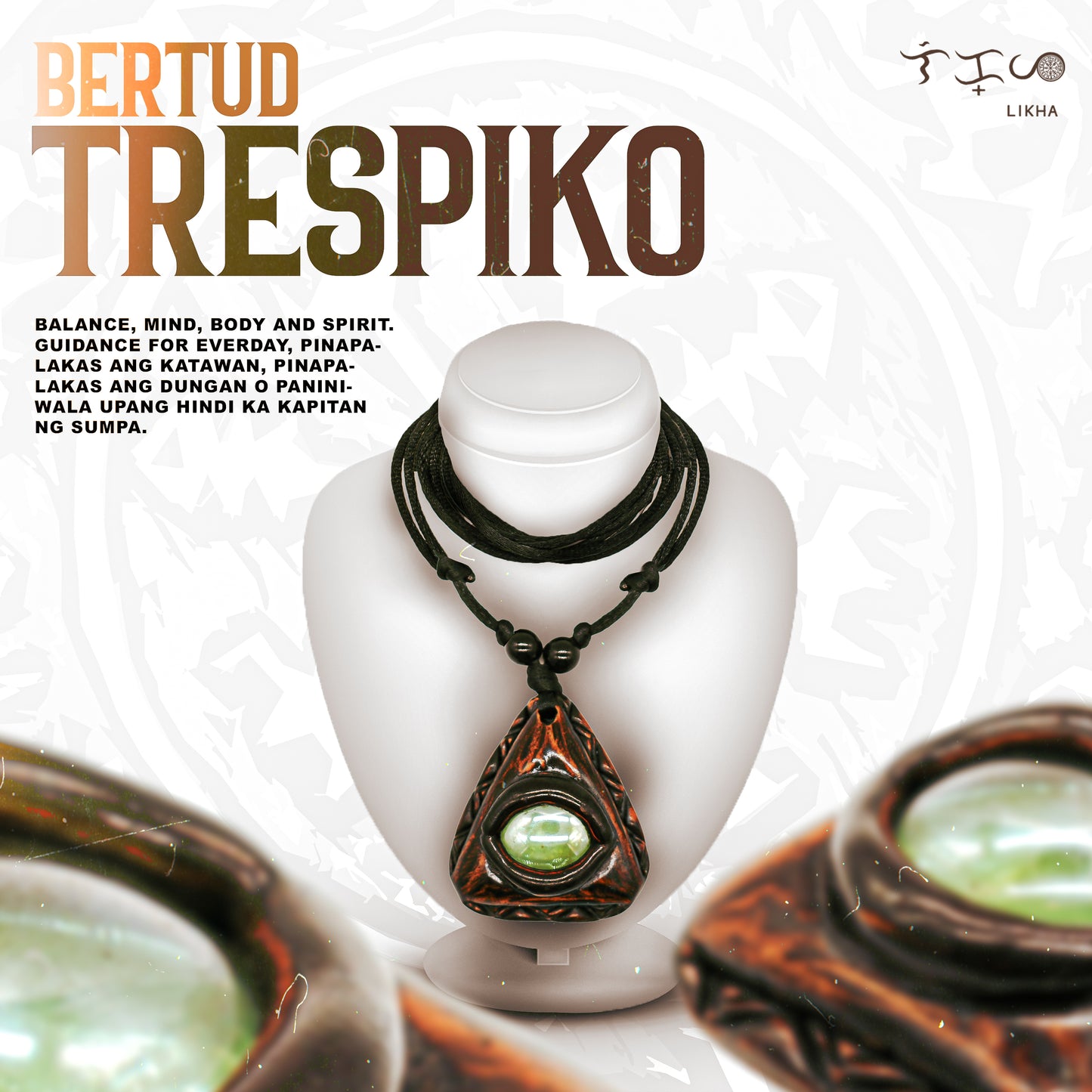 TrespiKo Bertud Mata Ng Kalikasan Lucky Charm for Enhanced Connection with Nature and All Living Beings - Mental Clarity and Luck