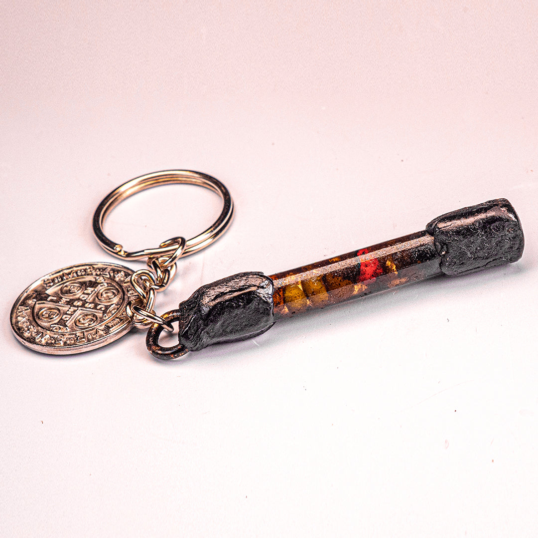 Habak De Lana Key Chain Lucky Charm - Ethnic Design for Positive Energy and Good Luck