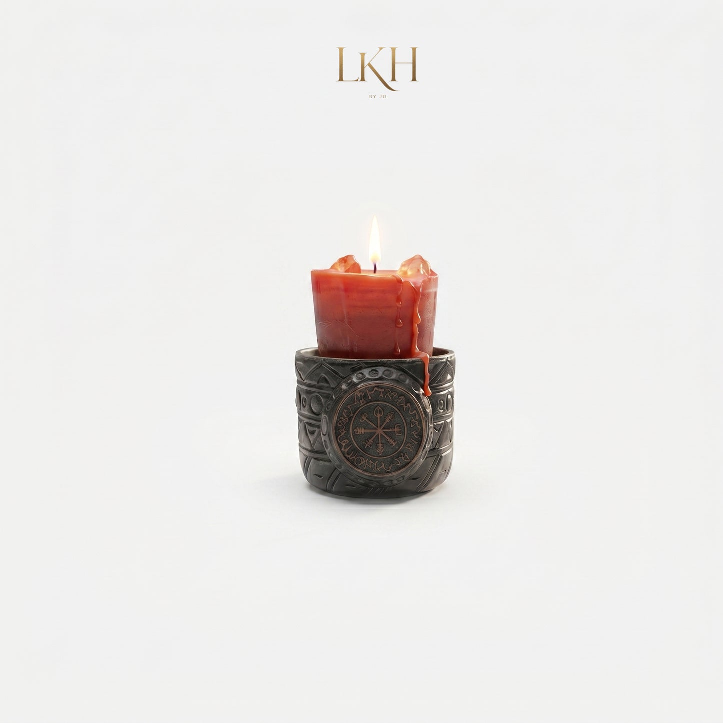 Gabay Candle Holder With Candle