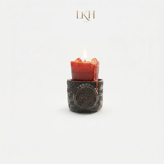 Gabay Candle Holder With Insenso Candle For Cleansing Tools