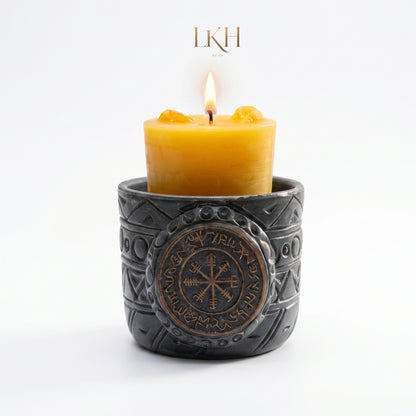 Gabay Candle Holder With Candle