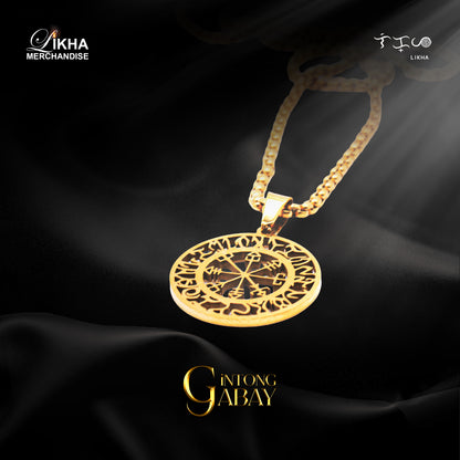 Gintong Gabay Medalyon Pampasuwerte sa Career Health Love at Finance