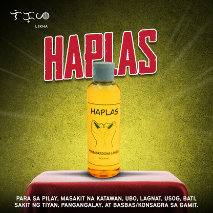 Haplas Konsagradong Langis Oil - 100ML - Gentle Body Massage Oil for Ailments - Body Care