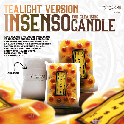 Tea Light Unscented - INSENSO Candle for Cleansing - Candle -  Pure Cleansing