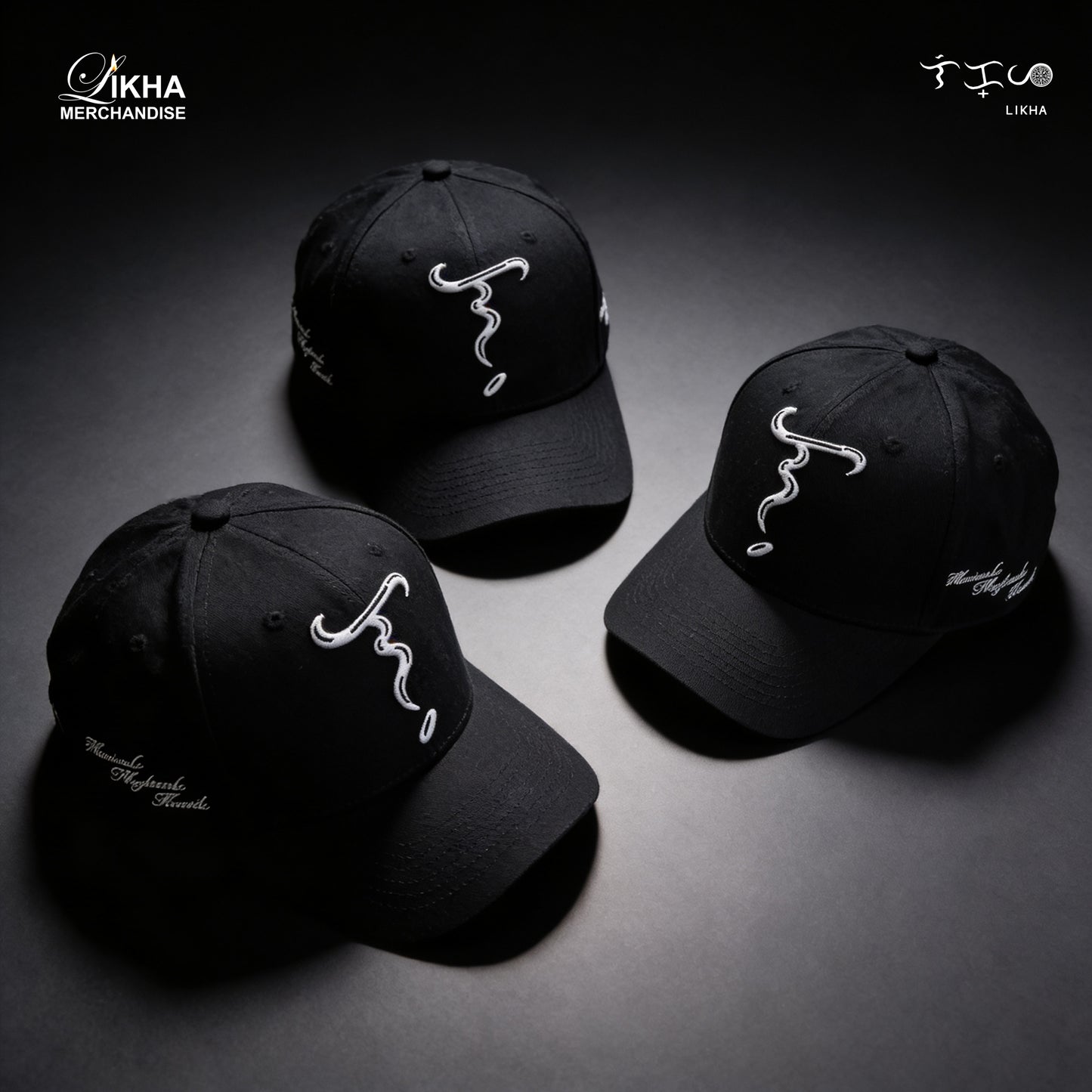 LIKHA MERCHANDISE PREMIUM EMBOSSED BAYBAYIN LOGO CAP EMBROIDERED DESIGN