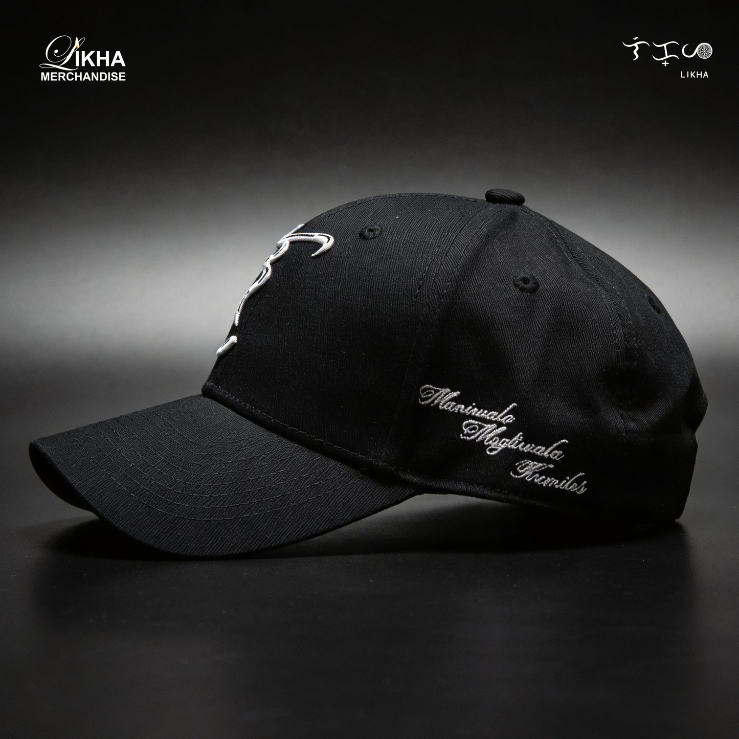 LIKHA MERCHANDISE PREMIUM EMBOSSED BAYBAYIN LOGO CAP EMBROIDERED DESIGN