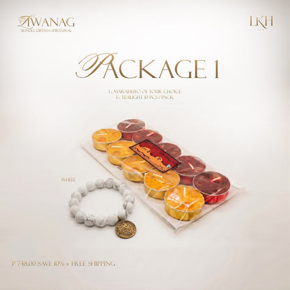 LIWANAG BUNDLE 1 DIPENSA ESPIRITUWAL : Marahuyo Bracelet + FREE 10 INSENSO CANDLES + 10% Discount