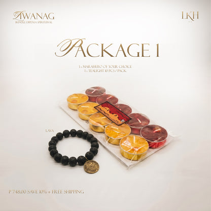 LIWANAG BUNDLE 1 DIPENSA ESPIRITUWAL : Marahuyo Bracelet + FREE 10 INSENSO CANDLES + 10% Discount