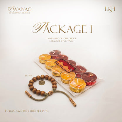 LIWANAG BUNDLE 1 DIPENSA ESPIRITUWAL : Marahuyo Bracelet + FREE 10 INSENSO CANDLES + 10% Discount