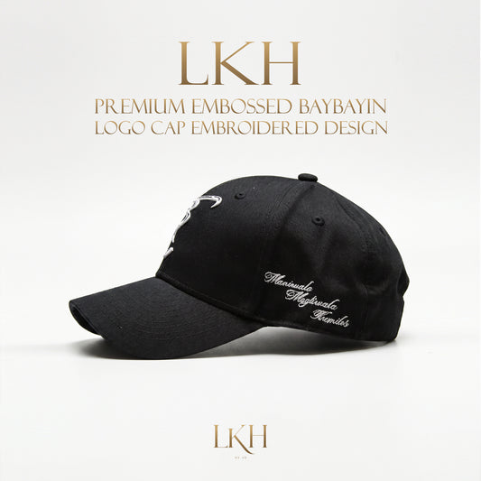 LIKHA MERCHANDISE PREMIUM EMBOSSED BAYBAYIN LOGO CAP EMBROIDERED DESIGN
