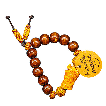 12 + 1 Mantra Anti-Stress Bracelet - 12 Beads, 1 Dragon