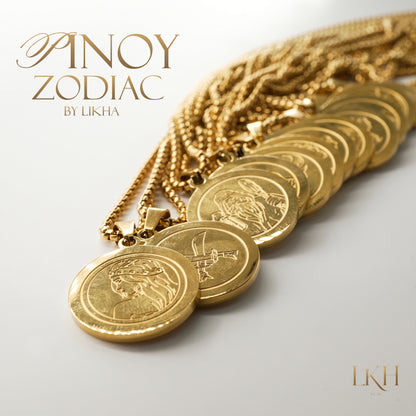 PINOY ZODIAC Pendant Necklace Set for Men and Women