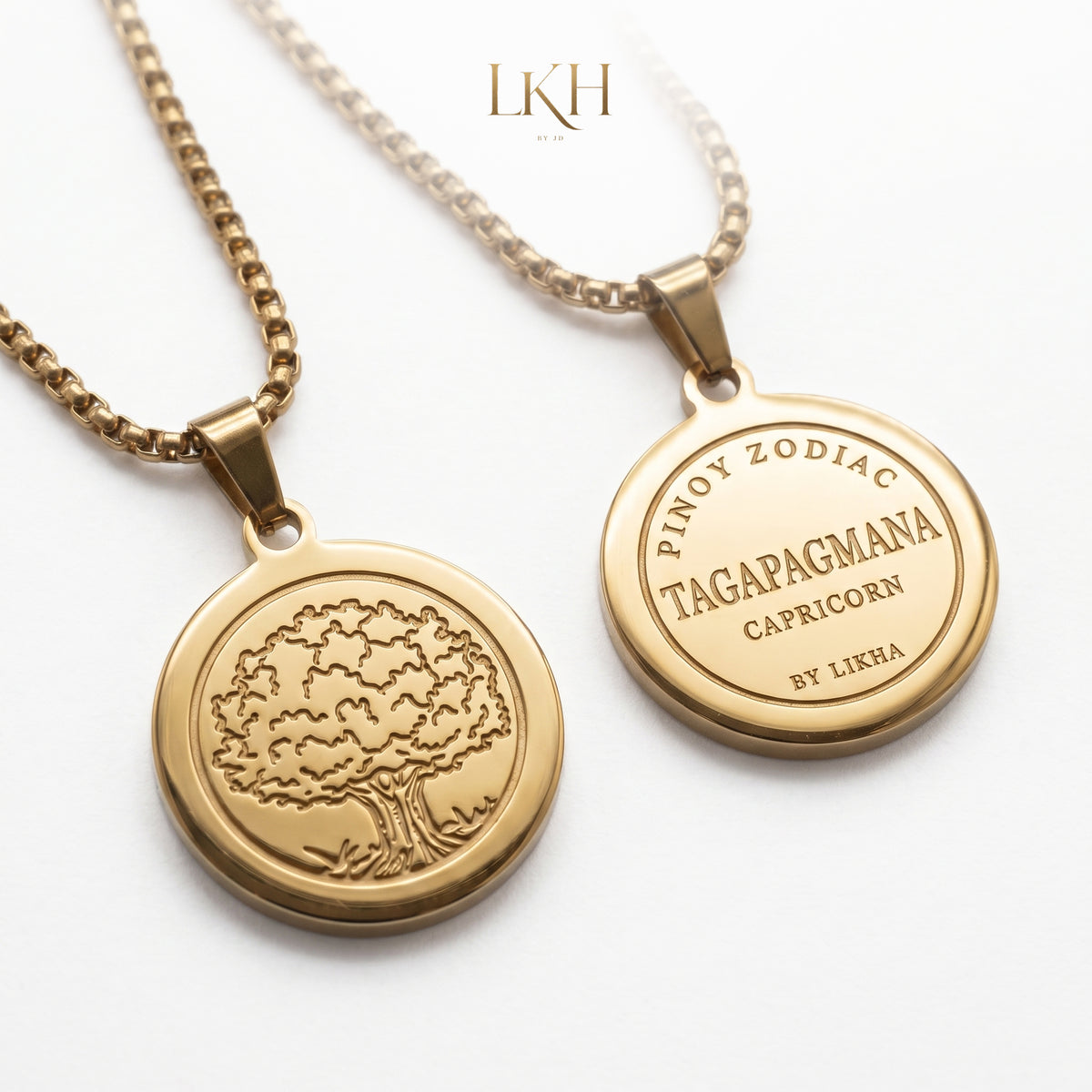PINOY ZODIAC Pendant Necklace Set for Men and Women