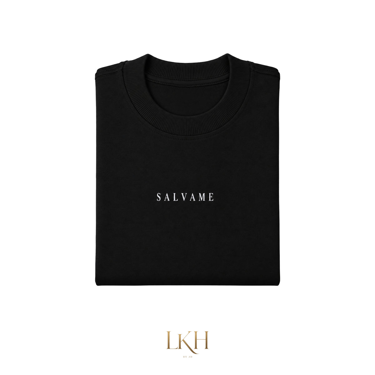 Salvame Protect and Save Me Always T-Shirt in Black Beige and White by LKH