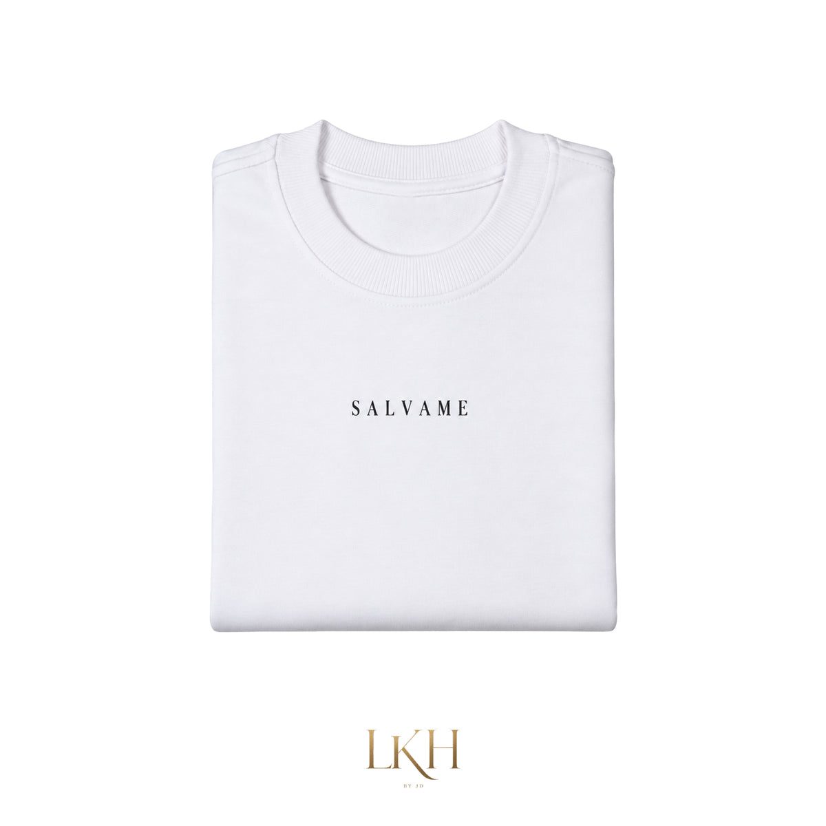 Salvame Protect and Save Me Always T-Shirt in Black Beige and White by LKH