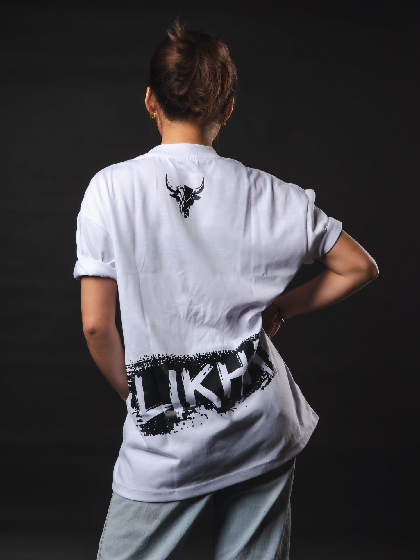 LIKHA RED PAINT T-SHIRT