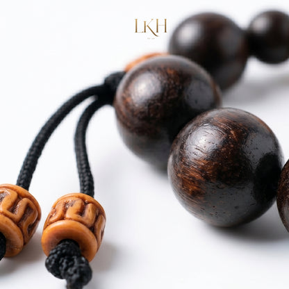 12 + 1 Mantra Anti-Stress Bracelet - 12 Beads, 1 Dragon